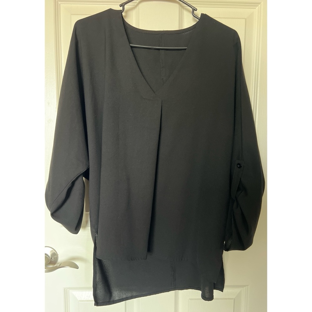 EUC Elegant Black Women's Top